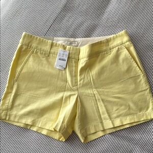 J. Crew Women's Yellow Shorts NWT!